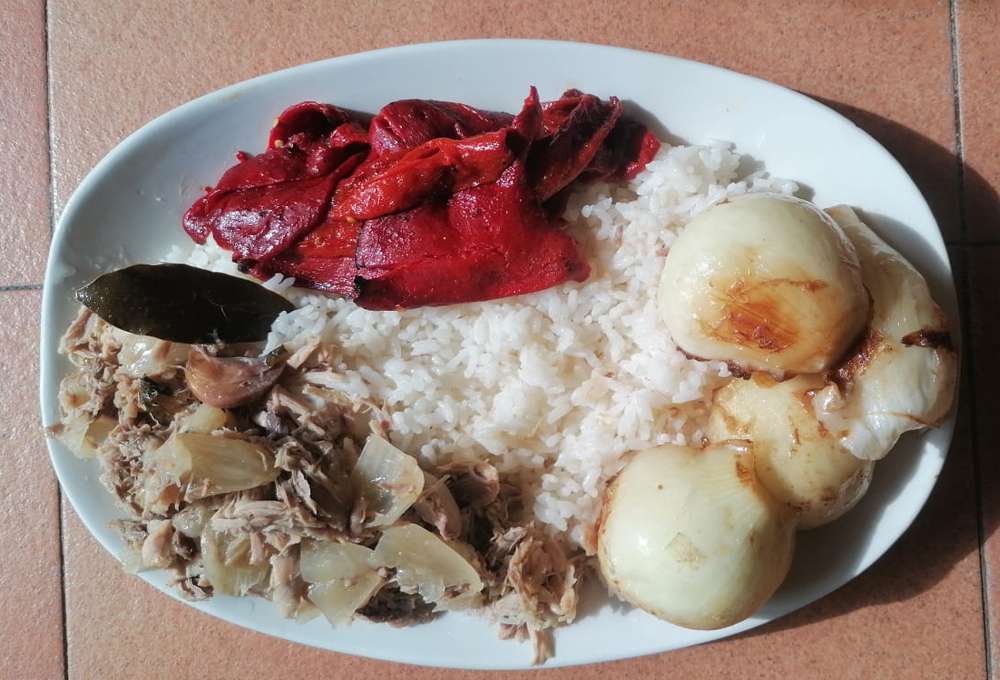 Receta de ensalada de arroz con perdices escabechadas "Corazón Partido"