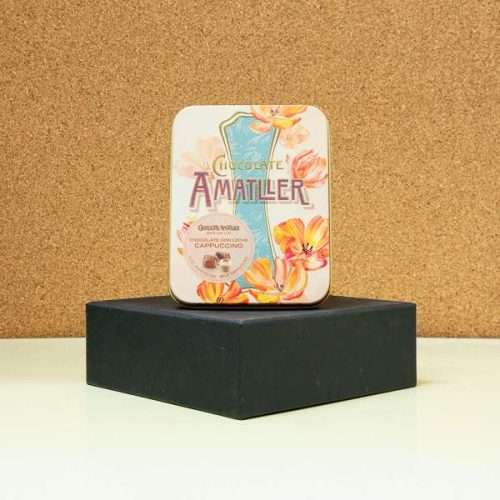 Bombones Flor Capuccino Cajas Metal 72 Gr 