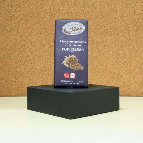 Tableta Chocolate Pasas Cacao 70%