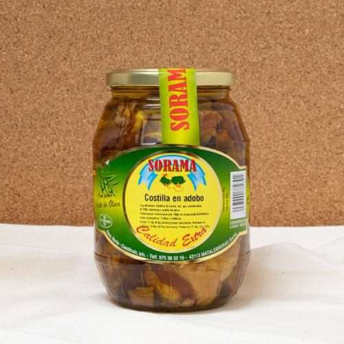 Costilla Adobo 1 Kg Bote De Cristal