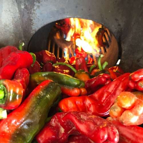 Pimiento Del Cristal De Tudela Asado